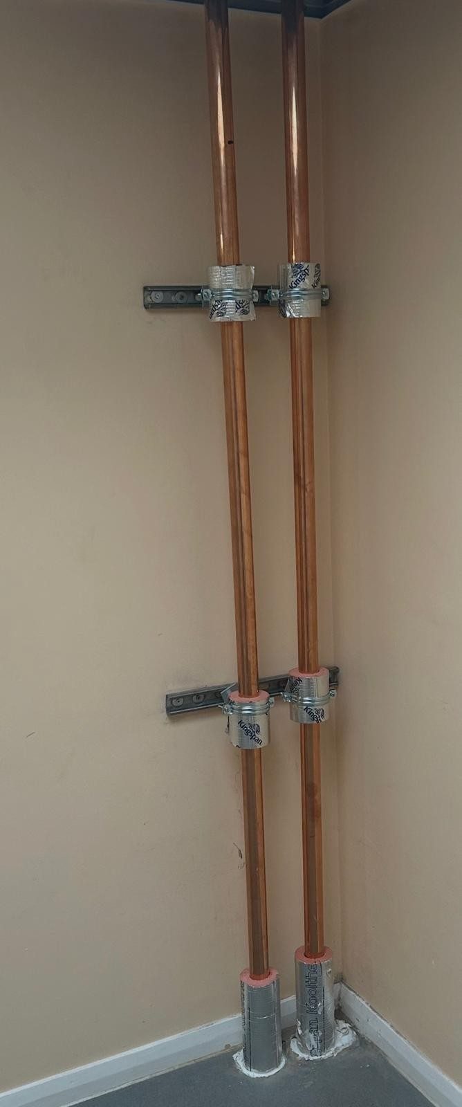 Central heating pipework installation completed by DM Heating and Cooling, Gas Safe registered engineers in Kent