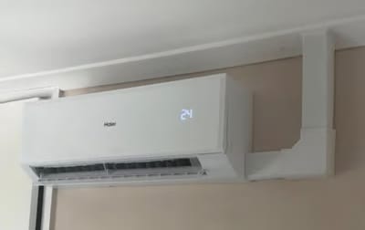 Wall-mounted air conditioning unit serviced completed by DM Heating and Cooling, Gas Safe registered engineers in Kent