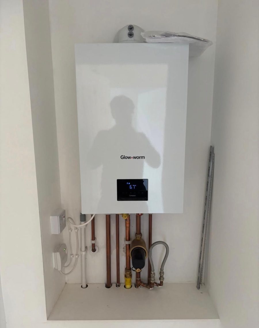 Gas boiler installation completed by DM Heating and Cooling, Gas Safe registered engineers in Kent