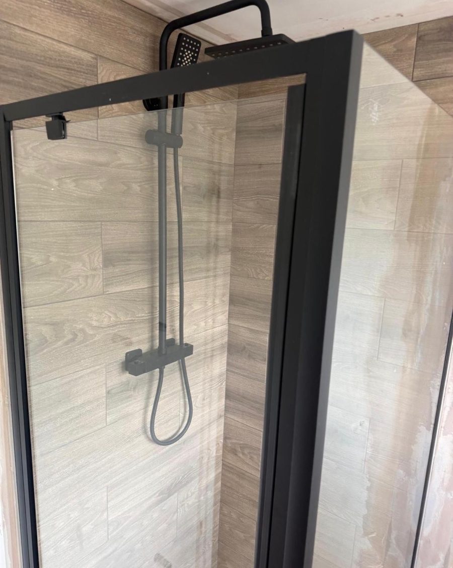 Shower installation completed by DM Heating and Cooling, Gas Safe registered engineers in Kent